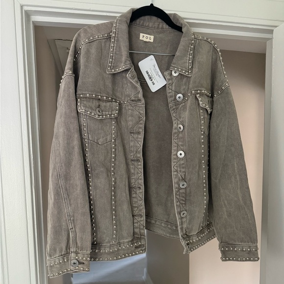 POL Gray denim jacket - Picture 2 of 3